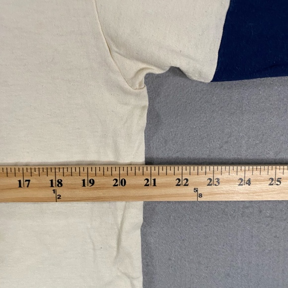 Vintage University of Michigan UofM White Blue T Shirt Logo 7 Size XL *Read - Picture 5 of 10